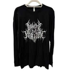 New Bring Me The Horizon BMTH Double Sided Long Sleeve Shirt XL Black Merch